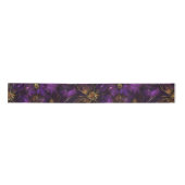 Purple and Gold Flowers Lint (Voorkant)