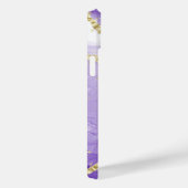 purple and gold marble glitter personalized  Case-Mate iPhone case (Achterkant / Rechts)