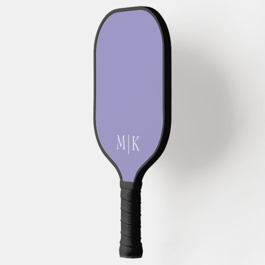 Purple and White | Modern Monogram Pickleball Paddle (Links)