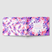 Purple Aquarelle Floral 40e Anniversaire Livre d'i (Complet)