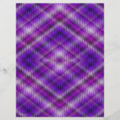 Purple Argyle Bulk Scrapbook Paper Pages Flyer (Achterkant)