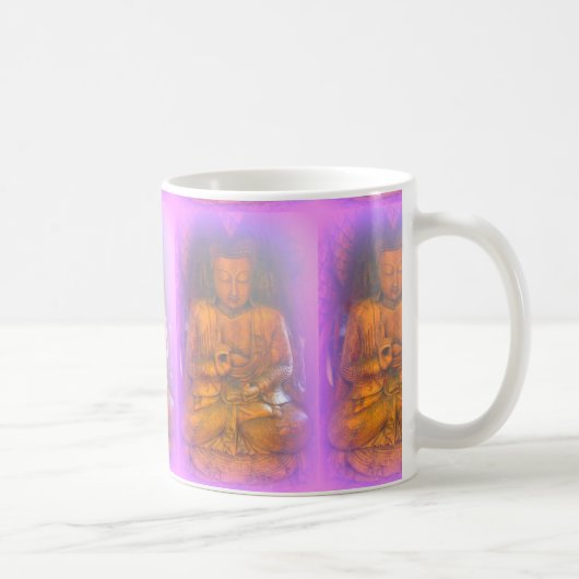 purple aura serene assis potes a café tasse (Droite)