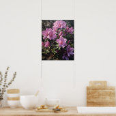 Purple Azalea Fleurs Art Imprimer Poster (Cuisine)