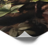 Purple Azalea Fleurs Art Imprimer Poster (Coin)