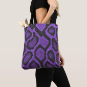 Purple Ball Python Tote Bag Style 2 (De près)