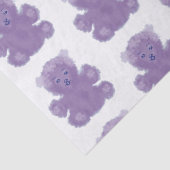 Purple bear tissuepapier (Detail)