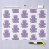 Purple bear tissuepapier (Craft)