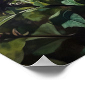 Purple Bee Balm Flowers Art Imprimer Poster (Coin)