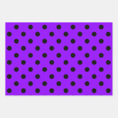 Purple & Black Black Inpakpapier Vel (Voorkant 3)