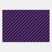Purple & Black Black Inpakpapier Vel (Voorkant 2)