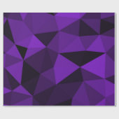 Purple black geometric mesh pattern cadeaupapier (Vlak)