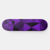 Purple black geometric mesh pattern skateboard (Horizontaal)