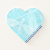 Purple, Blue, Aqua Dragonflies Journal Personnalis (Dos)