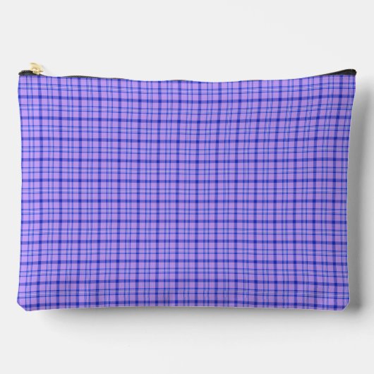 Purple Blue Plaid Classic Pattern Bright Etui (Voorkant)
