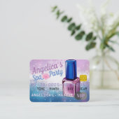 Purple|Blue VIP Pass| Invitations Spas par carte d (Debout devant)