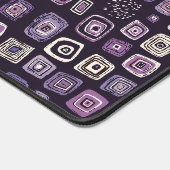 Purple Boho Monogram Name (Coin)