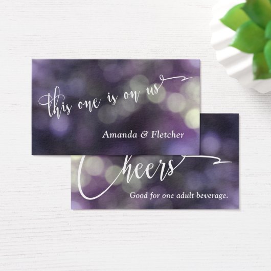 Purple Bokeh Light & Typographie 32 Billets de boi (Bureau)