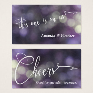 Purple Bokeh Light & Typographie 32 Billets de boi