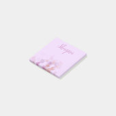 Purple Bokeh Nom personnalisé Post-it® Notes (Incliné)
