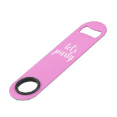 Purple Bottle Opener : Faisons la fête (Devant angulaire)