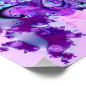 Purple Burst (12 par 12) Affiche d'art (Coin)