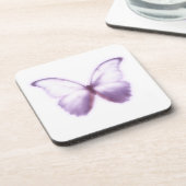 Purple Butterfly Coasters Bier Onderzetter (Linkerzijde)