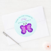 Purple Butterfly Party Favoriser Merci Stickers (Enveloppe)