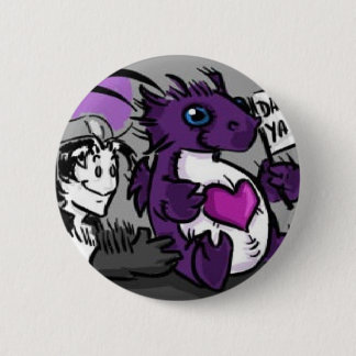 Purple Care Dragon Ronde Button 5,7 Cm