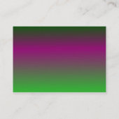 Purple - Carte de profil verte (Dos)