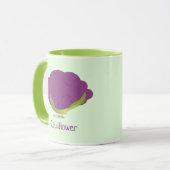 Purple Cauliflower Vegetable Food Mok (Voorkant links)