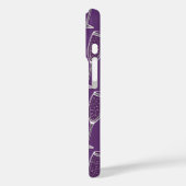 Purple Champagne Night iPhone 16 Coque (Verso / Gauche)