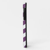 Purple Chevron Motif Coque Savvy iPhone 5 Coque (Dos/Gauche)