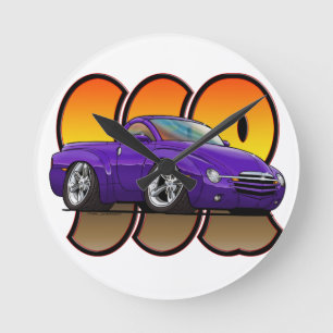 Purple Chevy SSR Ronde Klok
