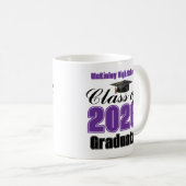 Purple Class of 2026 Graduation Keepsake Koffiemok (Voorkant rechts)