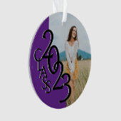 Purple Classe 2023 Graduation Photo (devant)