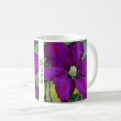 Purple Clematis Mug (Devant droit)
