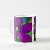 Purple Clematis Mug (Devant gauche)