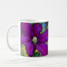 Purple Clematis Mug