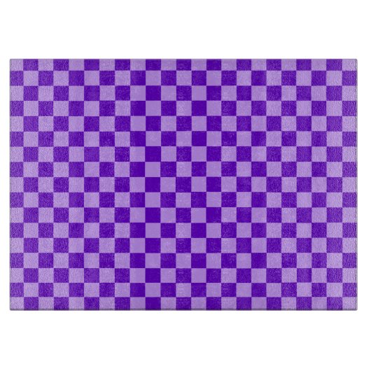Purple Combination Checkerboard by Shirley Taylor Snijplank (Voorkant)