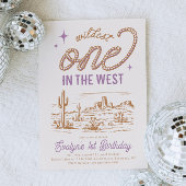 Purple Cowgirl première invitation anniversaire