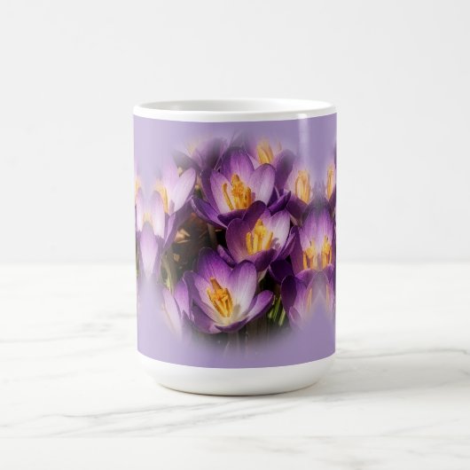 Purple Crocus Coffee Mug (Centre)