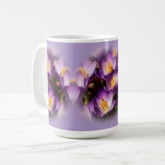 Purple Crocus Coffee Mug (Devant gauche)