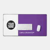 Purple | Custom Business Logo Name, Slogan (Clavier et souris)