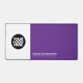 Purple | Custom Business Logo Name, Slogan (Recto)