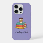 purple Cute Books Nerd Viral Gift Love (Verso)