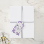 Purple Daisies Afficher les étiquettes cadeaux de  (Avec de la ficelle)