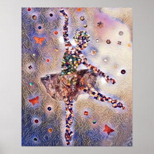 Purple Dancer Poster