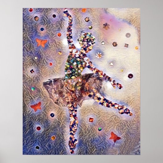 Purple Dancer Poster (Voorkant)