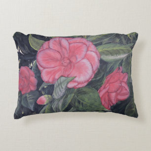 Purple Dawn Camellia Coussin