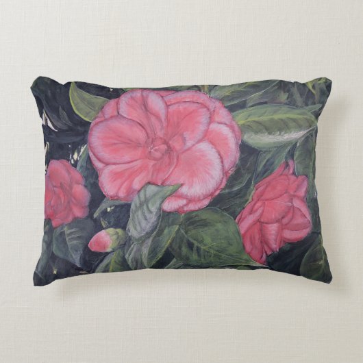 Purple Dawn Camellia Coussin (Devant)
